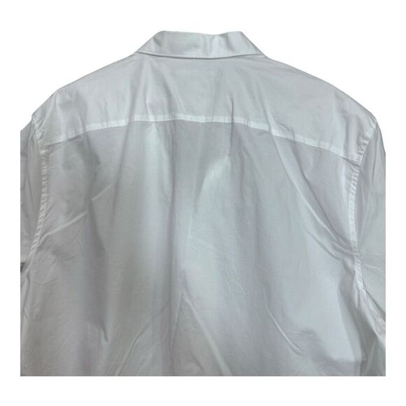 Perry Ellis Men's Shirt Sleeve White Button Up Shirt  size XXL - Picture 9 of 9